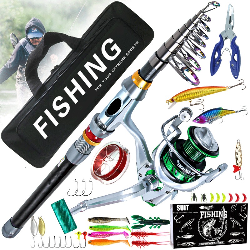 Reel Bag - Telescopic Fishing Rod Reel Combo Set