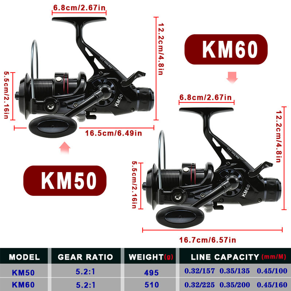 Double Drag Carp Fishing Spinn - Surf Reel review and price