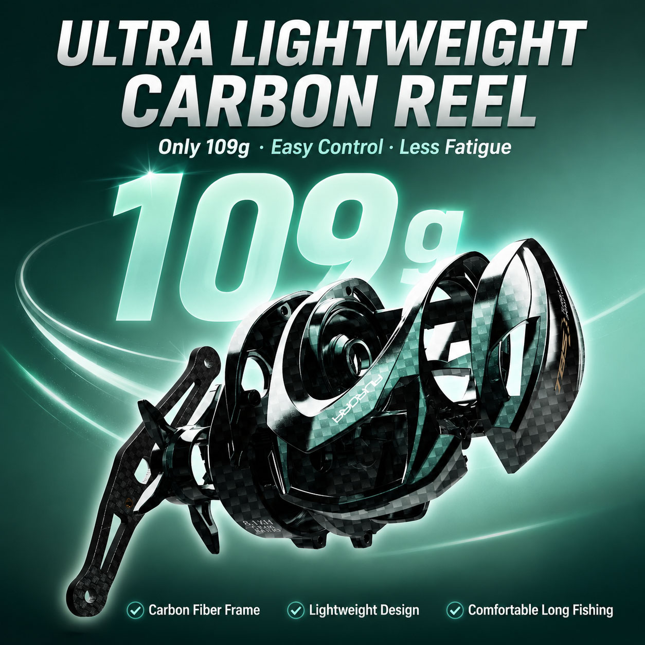 HASIDA Aurora AirCF Carbon BFS - Spincast Reel review and price