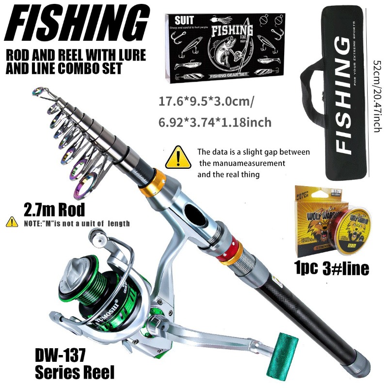 Telescopic Fishing Rod Reel Co - Reel Bag review and price